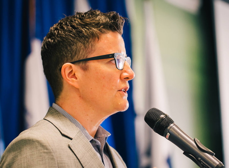 DPA staff member speaks at a summit about novel psychoactive substances.